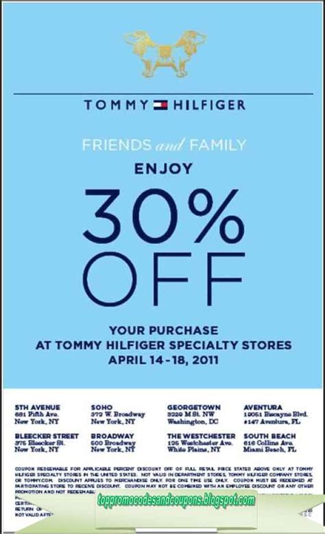 tommy hilfiger promo codes 2023.